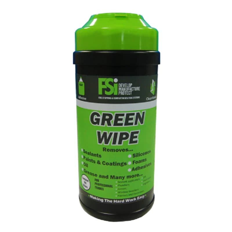 FSI Green Wipes - Cleaning Wipes (100 per Box)