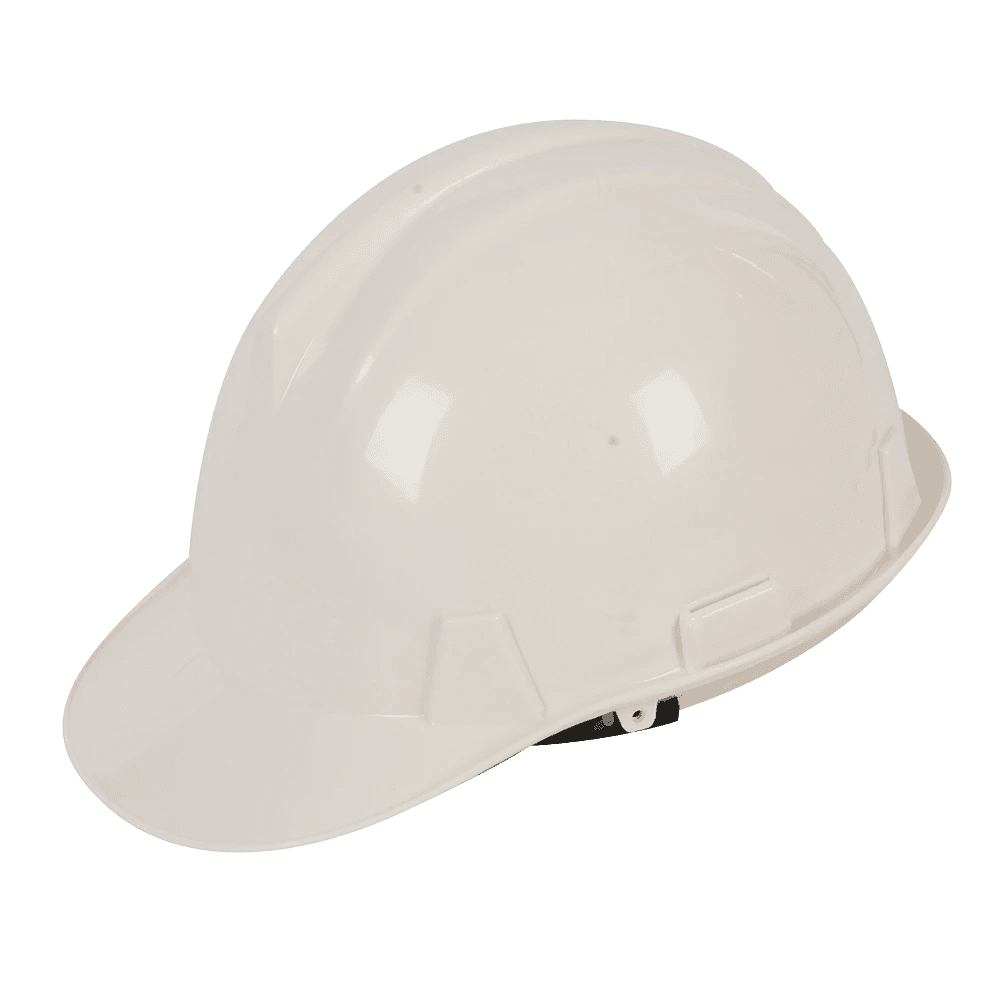 Silverline White Safety Hard Hat - Conforms to EN 397