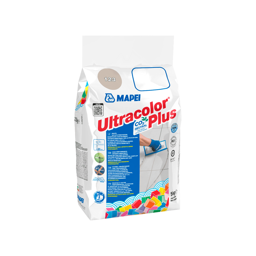 Mapei Ultracolour Plus Fast Setting Water Repellent Tile Grout 5KG