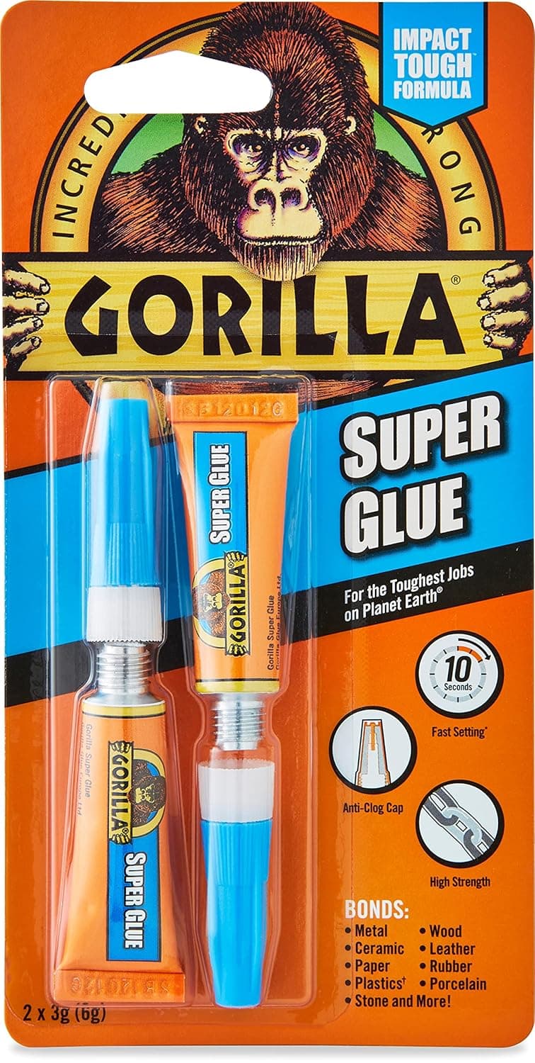 Gorilla Super Glue 3g (2 Pack)