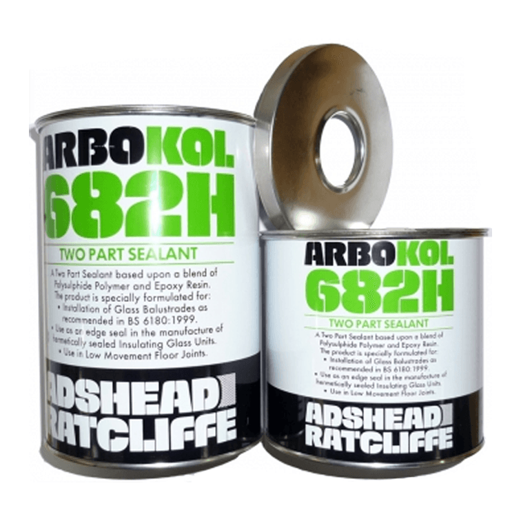 ARBOKOL 682H Two Part Epoxy Polysulphide (Gun Grade) 1.2 Litre Pack - Grey