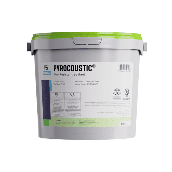 Pyrocoustic® Trowel Grade Coating 5kg Pail - White
