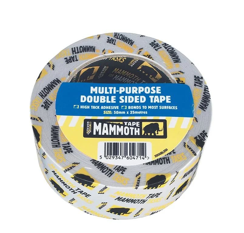 Everbuild Mammoth Multi-Purpose Double Sided Tape 50mm x 25m