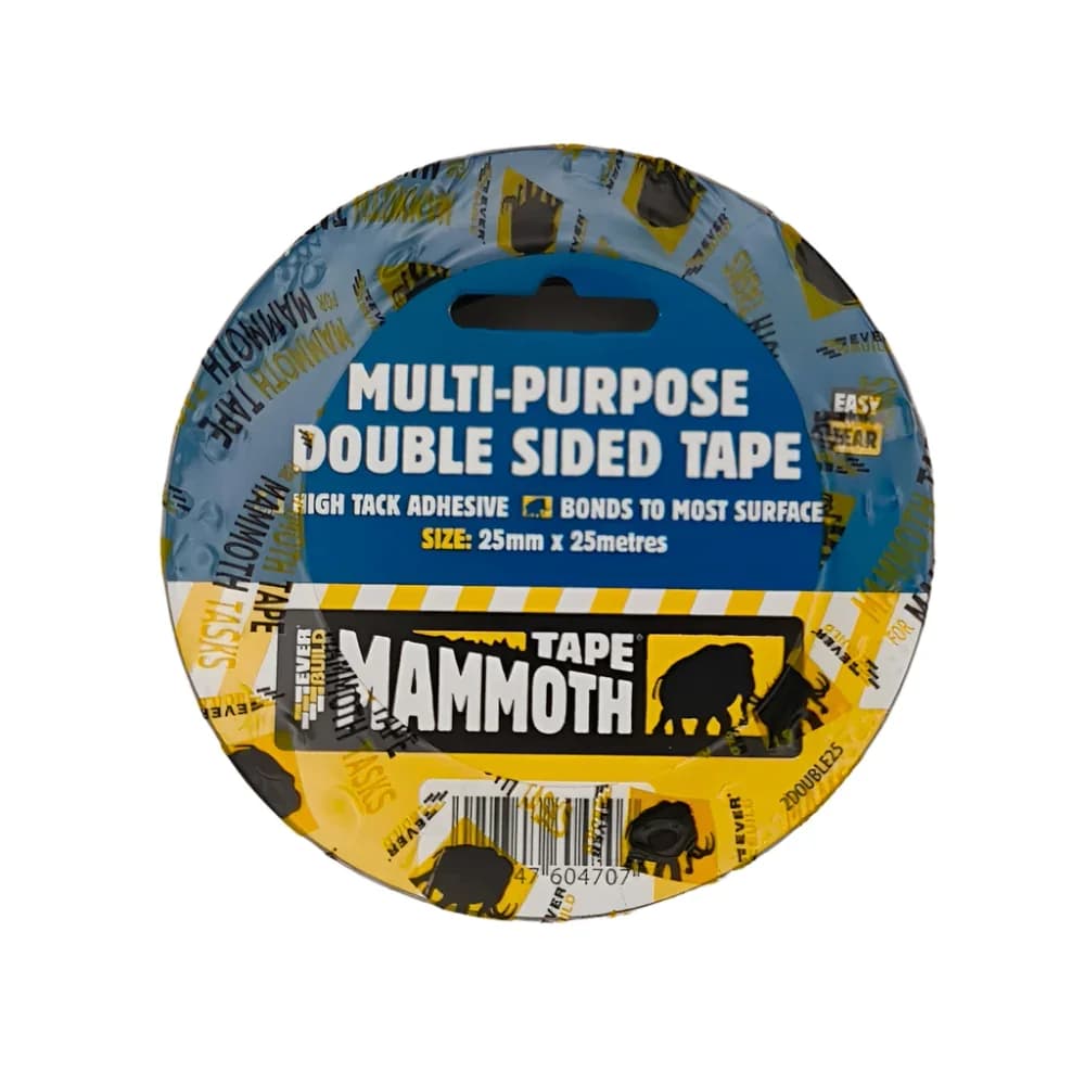 Everbuild Mammoth Multi-Purpose Double Sided Tape 25m