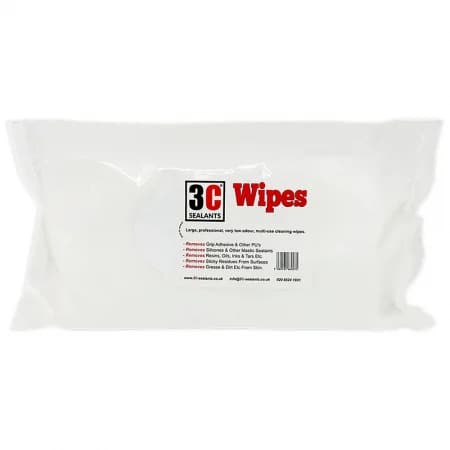 3C Sealants multi-use cleaning wipes pack of 100